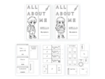 Lapbook „All about me” dla klasy 2 i 3 - po angielsku (pdf)