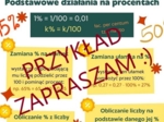 Procenty. Podstawowe działania na procentach.
