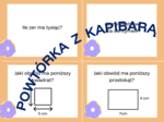 Powtórka z kapibarą - interdyscyplinarna gra planszowa