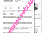 Sprawdzian/karta pracy - zastosowania matematyki. Klasa 8 (procenty, prawdopodobieństwo, podział proporcjonalny, diagramy i wykresy)