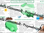 Sketchnotka - notatka „Cechy klimatu Polski” wykonana w power point do edycji. Geografia 7; „Środowisko przyrodnicze Polski”