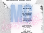 Narodowe czytanie 2025 - Jan Kochanowski - plakat, napisy, twórczość poety, dyplom, zakładki do książek