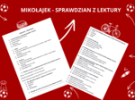 Mikołajek - sprawdzian znajomości treści lektury
