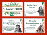 DZIEŃ KOBIET – – gazetka – SŁAWNE POLKI – biblioteka – świetlica – 24 strony – wersja 4