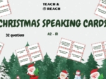 Christmas speaking cards A1-B1