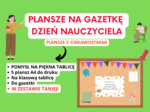 🧠 Plansze z ciekawostkami na gazetkę szkolną z okazji Dnia Nauczyciela (5 plansz A4), szkoła podstawowa, świetlica, godzina wychowawcza