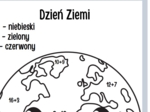 Dzień Ziemi - kolorowanki, infografika, wykreślanka