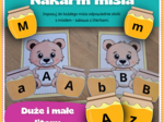 Nakarm misia - dopasowywanie liter - Dzień Misia