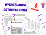Wykreślanka ortograficzna – Ó wymienne w dwóch wersjach