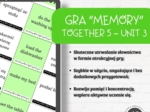 Gra Memory - Together 5 – Unit 3