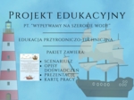 Projekt edukacyjny - Wypływamy na szerokie wody! (8 godz. lekcyjnych)