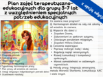 Plan zajęć terapeutyczno-edukacyjnych dla grupy 3–7 lat z uwzględnieniem specjalnych potrzeb edukacyjnych