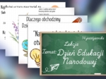 Gazetka ścienna na Dzień Nauczyciela / Dzień Edukacji Narodowej (PDF do druku)