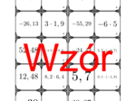 Domino - Mnożenie dodatnich i ujemnych liczb dziesiętnych | matematyka