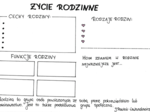 Życie rodzinne (karta pracy)