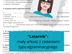 "Latarnik" - mały arkusz z zadaniami typu egzaminacyjnego E8