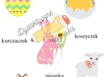 Wielkanocne karty pracy dla klasy 1.