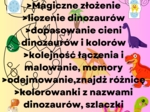 Karta pracy Dzień dinozaura.