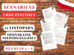 11 listopada – Odzyskanie Niepodległości / Święto Niepodległości – Scenariusz uroczystości dla klas 4-6