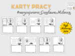 Karty pracy #narysujwiersz Miłosza (do biblioteki, świetlicy, na zajęcia rozwijające kreatywność czy zastępstwo)