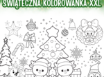 ŚWIĄTECZNA KOLOROWANKA XXL