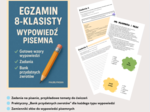 WYPOWIEDŹ PISEMNA EGZAMIN ÓSMOKLASISTY, E8, ANGIELSKI, PO ANGIELSKU, MATURA ANGIELSKI
