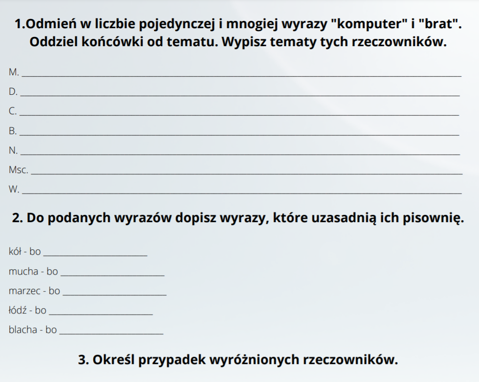 Klasy J Zyk Polski Strona Z Z Otynauczyciel Kup I