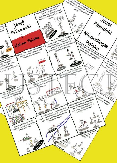 Józef Piłsudski i niepodległa Polska komiks Złoty nauczyciel