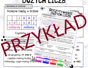 Odczytywanie i zapisywanie dużych liczb Układ pozycyjny wklejka