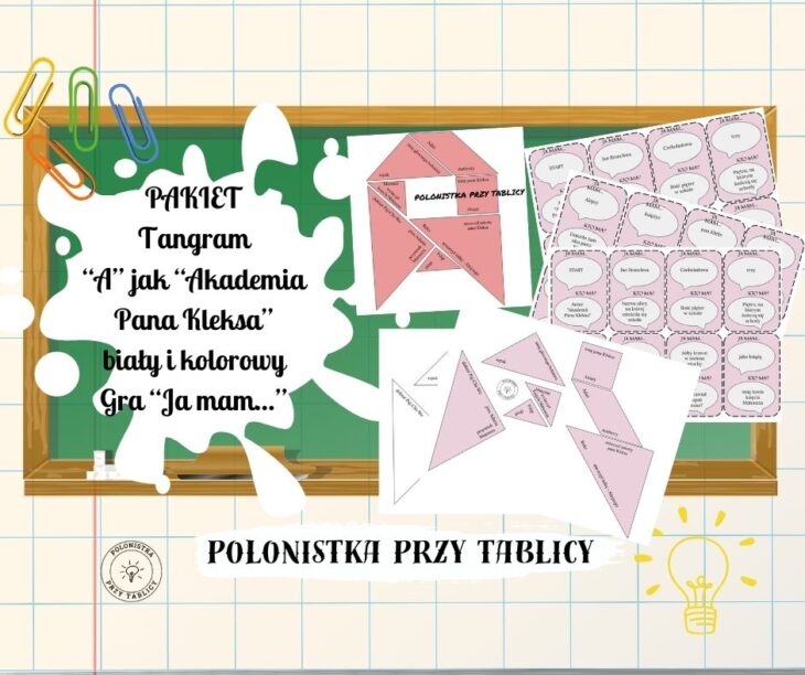 Pakiet Tangram Gra Ja Mam Kto Ma Akademia Pana Kleksa