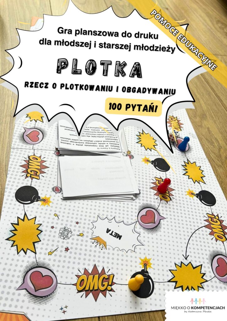 Gra Planszowa Plotka Rzecz O Plotkowaniu I Obgadywaniu Dla M Odzie Y