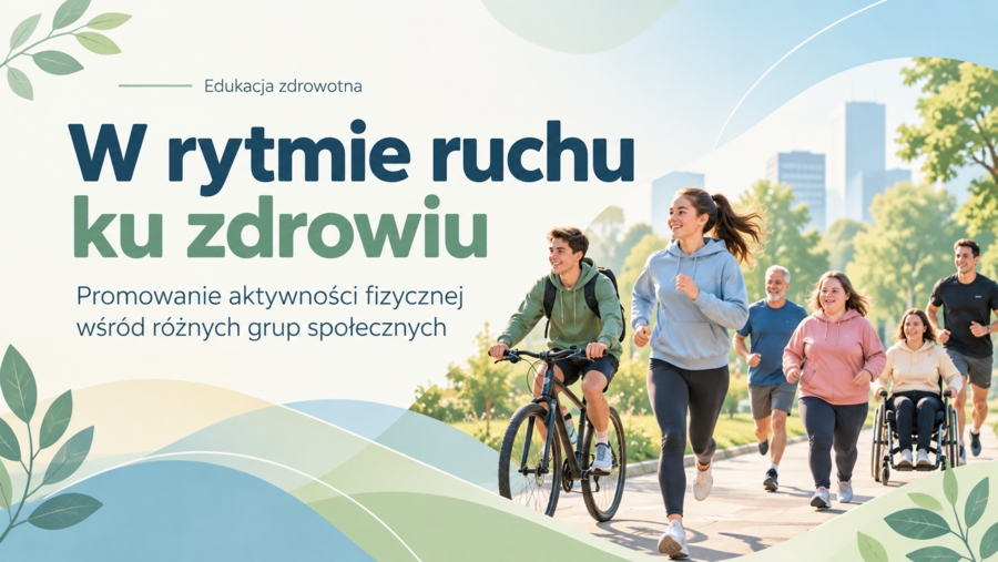 W RYTMIE RUCHU KU ZDROWIU prezentacja | edukacja zdrowotna