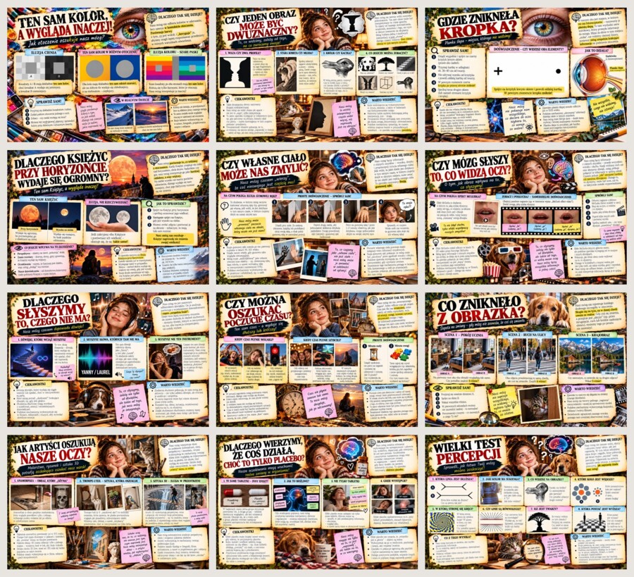 NIE WIERZ WŁASNYM OCZOM!  |  Gazetka 24 plansze