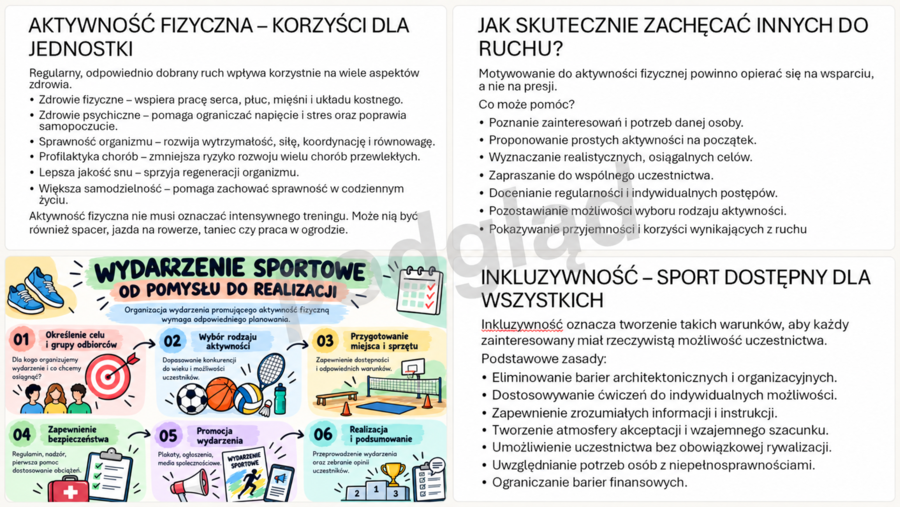 W RYTMIE RUCHU KU ZDROWIU prezentacja | edukacja zdrowotna