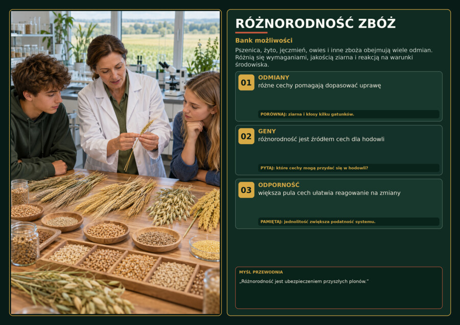 Od pola do stołu – nauka o żywności | 18 plansz, klasy 5–8 i szkoła ponadpodstawowa