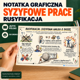 Rusyfikacja, Syzyfowe prace – darmowa notatka | język polski, historia, lektury, powtórka, egzamin ósmoklasisty, klasa 7–8
