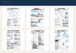 Geografia – klasa 8 | 14 graficznych kart pracy + klucz odpowiedzi