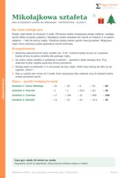 Mikołajki — matematyka, klasa 6 | Sztafeta zadań dla całej klasy