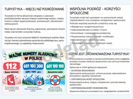PLANOWANIE I ORGANIZACJA WYCIECZKI TURYSTYCZNEJ W DUCHU ZRÓWNOWAŻONEJ TURYSTYKI prezentacja | edukacja zdrowotna