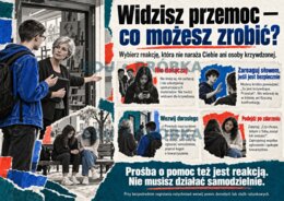 PRZEMOC RÓWIEŚNICZA — NIE WSZYSTKO JEST ŻARTEM,  gazetka, 20 plansz edukacyjnych A4 w poziomie