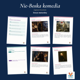 Nie-Boska komedia — Zygmunt Krasiński | Zeszyt maturalny: szczegółowe omówienie, 102 zadania i klucz odpowiedzi