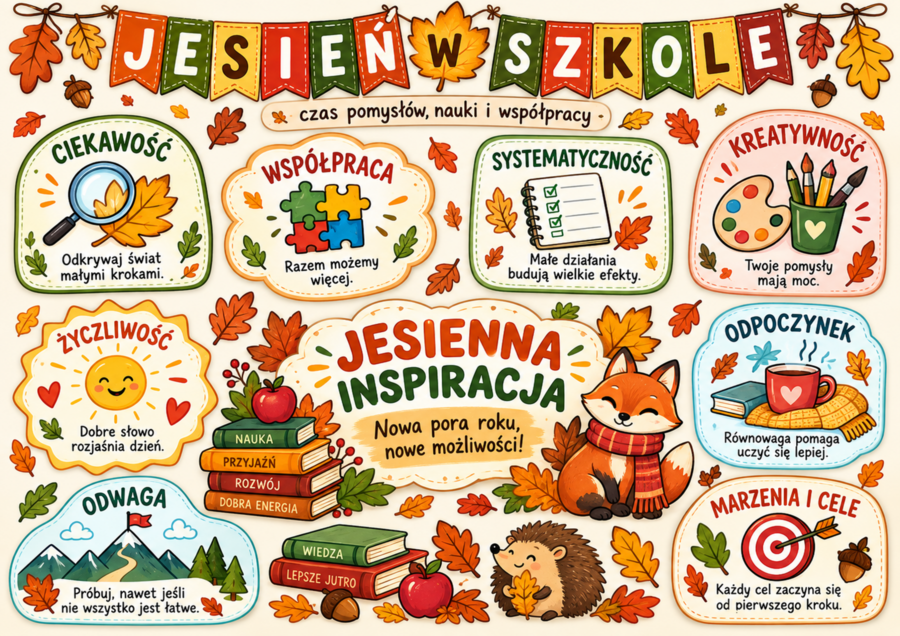 Gazetka ,,Jesień w Szkole''