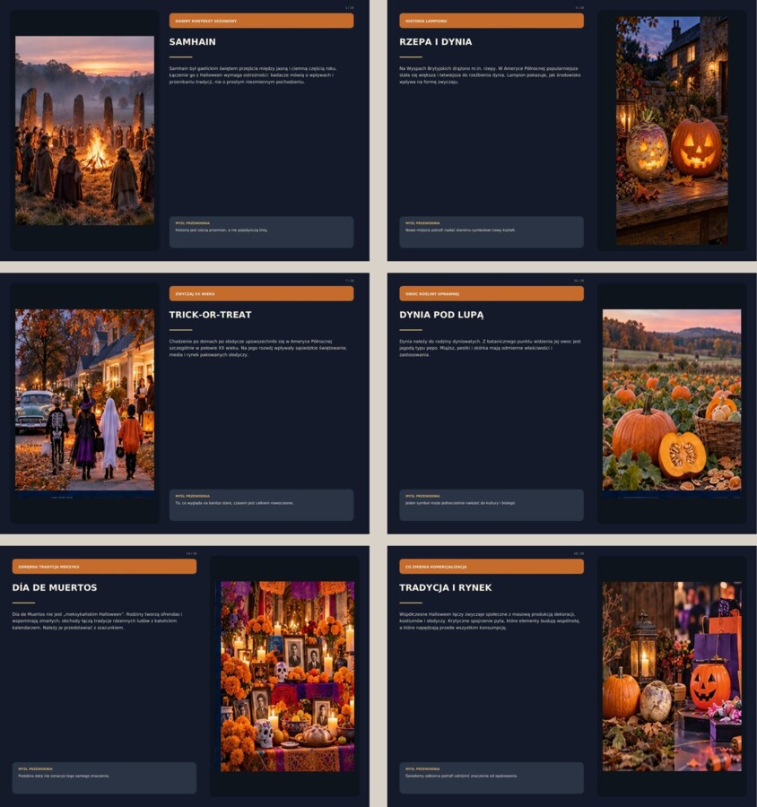 Halloween | gazetka premium, klasy 5–8 i szkoła ponadpodstawowa, 18 plansz