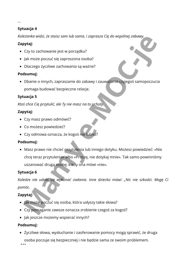 DBAM O SIEBIE I SWOJE BEZPIECZEŃSTWO – scenariusz zajęć dla klas 1–3