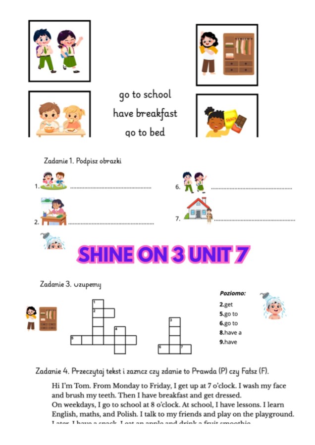 Shine on 3 unit 7