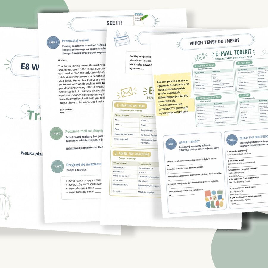 Writing E8 Workbook: Travelling
