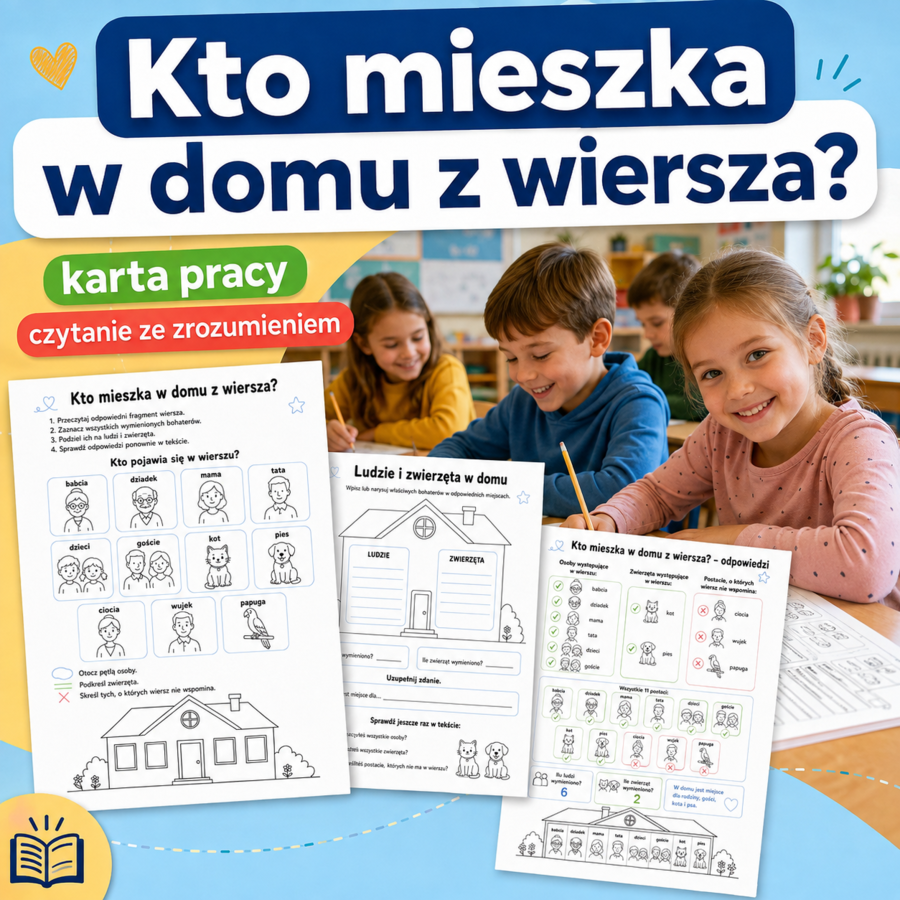 Kto mieszka w domu z wiersza?