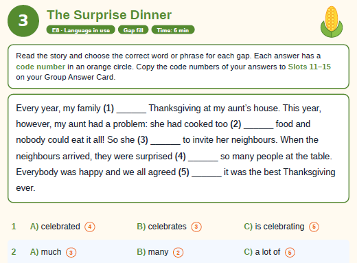 Thanksgiving Day Mission- E8 style