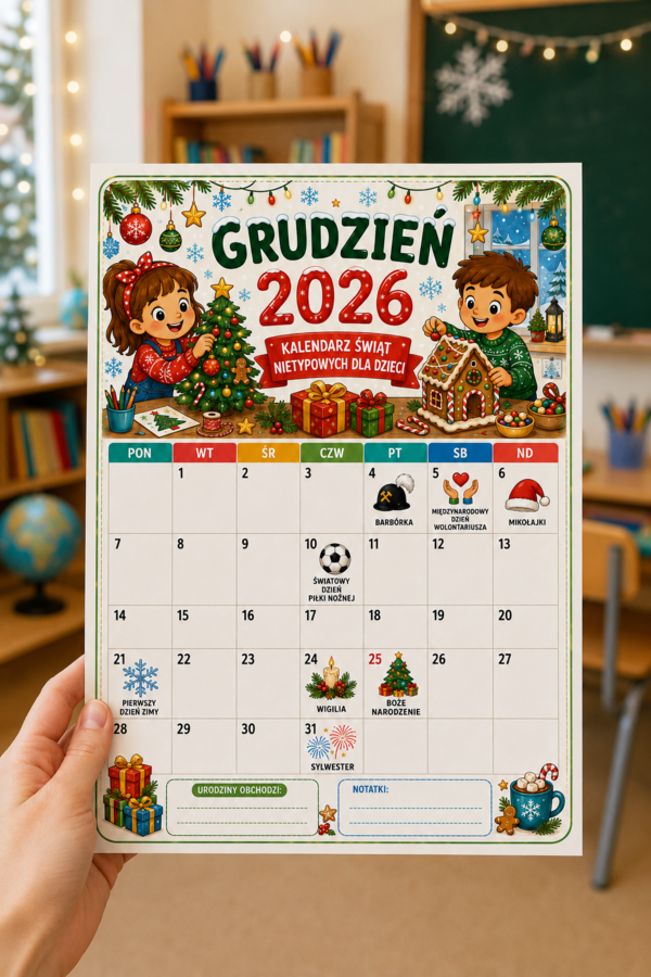 KALENDARZ NA CAŁY ROK