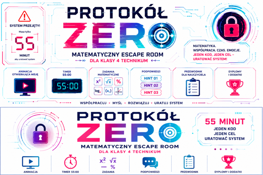 Matematyczny Escape Room - Protokół Zero